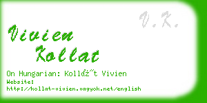 vivien kollat business card